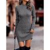 Harper | Ribbed Turtleneck Sweater Dress
